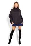 grey - Poncho model 122918 PeeKaBoo