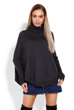 grey - Poncho model 122918 PeeKaBoo