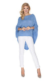 blue - Poncho model 138244 PeeKaBoo