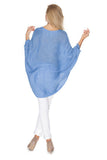 blue - Poncho model 138244 PeeKaBoo