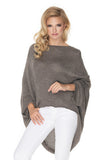 brown - Poncho model 138246 PeeKaBoo