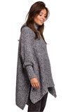 grey - Poncho model 148266 BE Knit