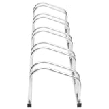 vidaXL Bike Rack for 5 Bikes Galvanised Steel