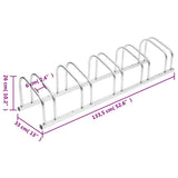 vidaXL Bike Rack for 5 Bikes Galvanised Steel