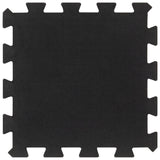 vidaXL Rubber Floor Tiles 4 pcs Black 16 mm 30x30 cm