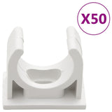 vidaXL Cable Trunkings with Clips 20 mm 30 m PVC