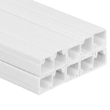 vidaXL Cable Trunking 30x20 mm 10 m PVC