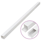 vidaXL Cable Trunking 33x33 mm 10 m PVC