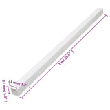 vidaXL Cable Trunking 33x33 mm 10 m PVC