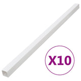 vidaXL Cable Trunking 33x33 mm 10 m PVC