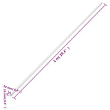 vidaXL Cable Trunking 10x10 mm 30 m PVC
