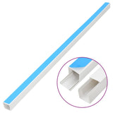 vidaXL Cable Trunking Self-Adhesive 40x40 mm 10 m PVC