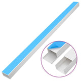 vidaXL Cable Trunking Self-Adhesive 100x40 mm 10 m PVC