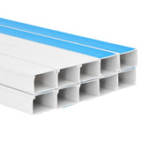 vidaXL Cable Trunking Self-Adhesive 100x60 mm 10 m PVC