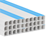 vidaXL Cable Trunking Self-Adhesive 25x16 mm 30 m PVC