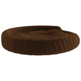 vidaXL Dog Bed Brown 70x55x23 cm Plush