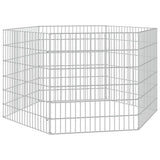 vidaXL Free Range Animal Enclosure 6-Panel 54x60 cm Galvanised Iron