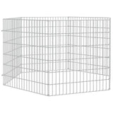 vidaXL Free Range Animal Enclosure 6-Panel 54x60 cm Galvanised Iron