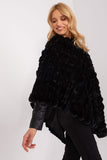 black - Poncho model 190855 AT