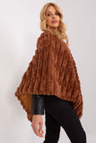 brown - Poncho model 190856 AT