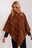 brown - Poncho model 190856 AT