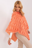 orange - Poncho model 190857 AT