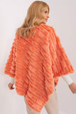 orange - Poncho model 190857 AT