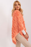 orange - Poncho model 190857 AT