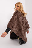 brown - Poncho model 190858 AT