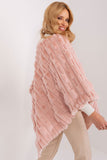 pink - Poncho model 190859 AT