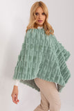 green - Poncho model 190862 AT