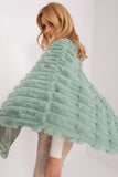 green - Poncho model 190862 AT