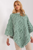 green - Poncho model 190862 AT