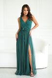 green - Long dress model 199326 Bicotone