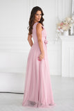 pink - Long dress model 199329 Bicotone