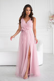 pink - Long dress model 199329 Bicotone