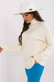 beige - Turtleneck model 199431 AT