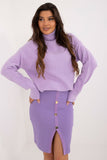 violet - Turtleneck model 199433 AT