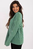 green - Turtleneck model 199438 AT