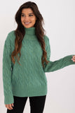 green - Turtleneck model 199438 AT