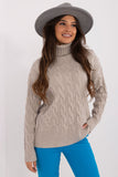 grey - Turtleneck model 199439 AT