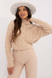 beige - Turtleneck model 199440 AT