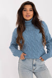 blue - Turtleneck model 199443 AT