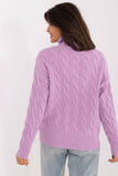 violet - Turtleneck model 199444 AT