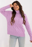 violet - Turtleneck model 199444 AT