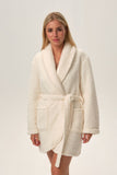 beige - Short bathrobe model 199455 Henderson