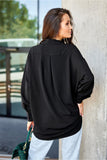 black - Long sleeve shirt model 199477 Roco Fashion