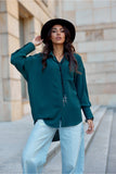 green - Long sleeve shirt model 199479 Roco Fashion