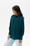 green - Long sleeve shirt model 199479 Roco Fashion