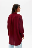 red - Long sleeve shirt model 199481 Roco Fashion